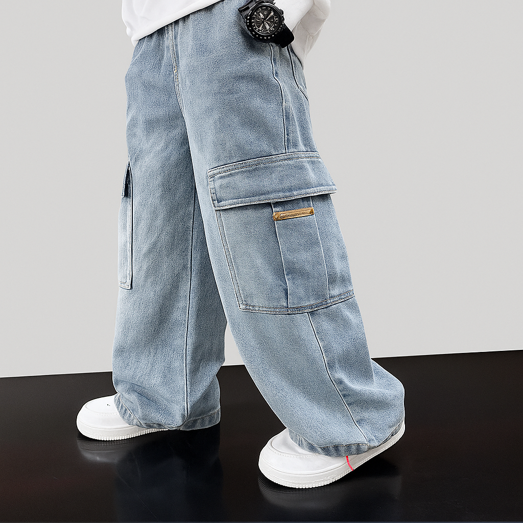 Boys' Jeans Spring And Autumn