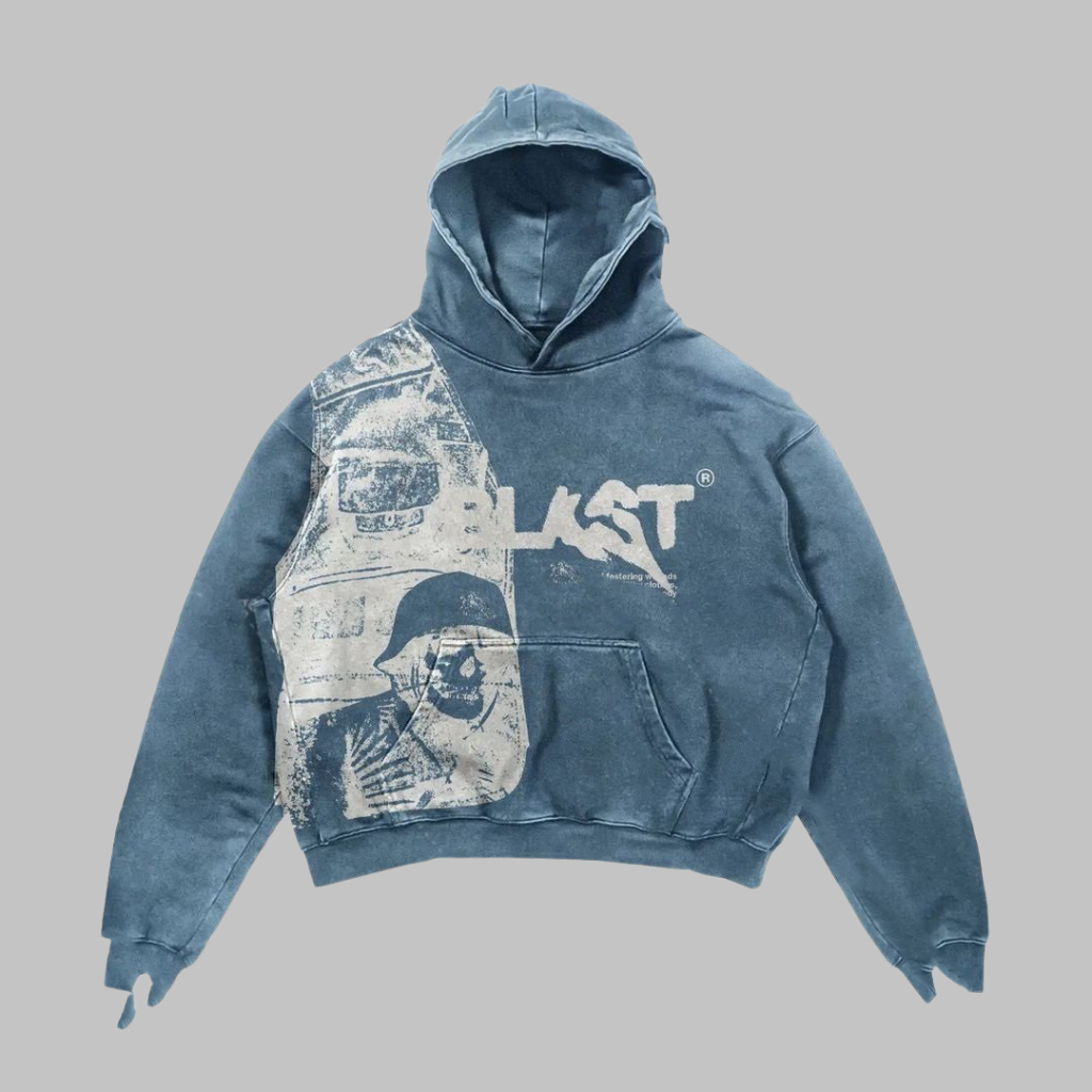 Retro Y2K Hoodie Coats Sreetwear Gothic Casual Alphabet