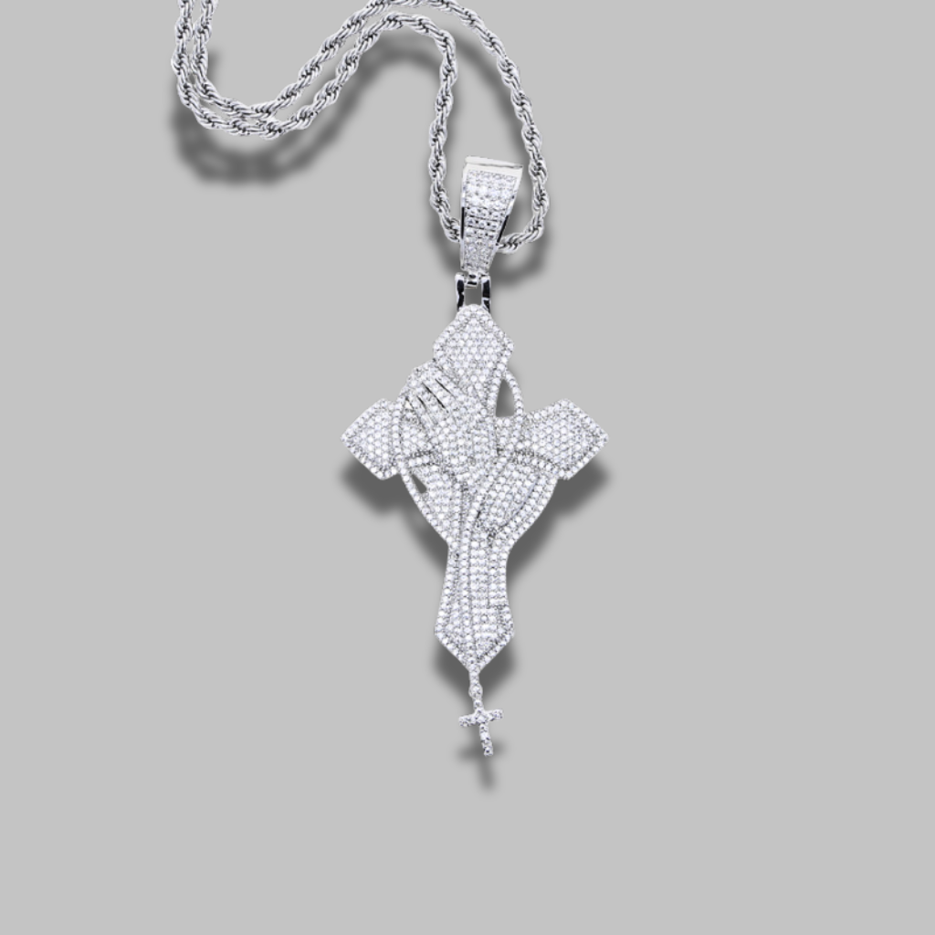 Prayer Cross Pendant Hiphop Fashion Hip Hop